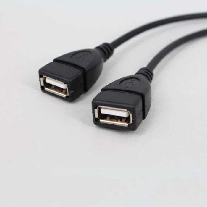 Кабельный концентратор USB 2,0 штекер для двойной USB Женский 2 в 1 прочная зарядка для мобильного телефона SP99