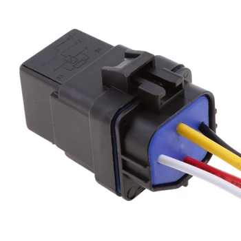 

40A 12V 4 Wires Relay Power Socket Accessory Auto Motorcycle Truck ATV