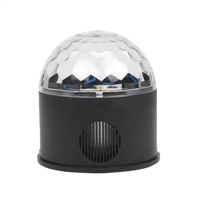 Голосовой контроль Bluetooth MP3 плеер хрустальный магический шар пульт дистанционного управления 9 цветов цифровой RGB диско шар светильник s сценический светильник