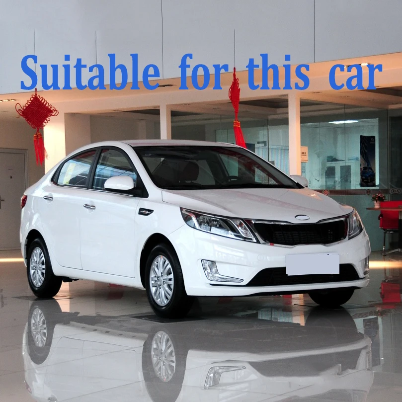 2 шт. для Kia K2 и для Kia RIO 2011- 6000K белый светильник Светодиодный дневной ходовой светильник DRL Автомобильная противотуманная фара