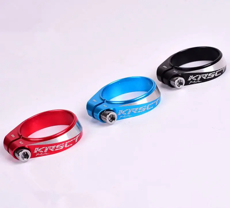 Seat Post Clamp CNC 6061 aluminum alloy 34.9MM mountain bike road bike  ultra light bicycle seat pipe clamp for 31.6MM Seatposts