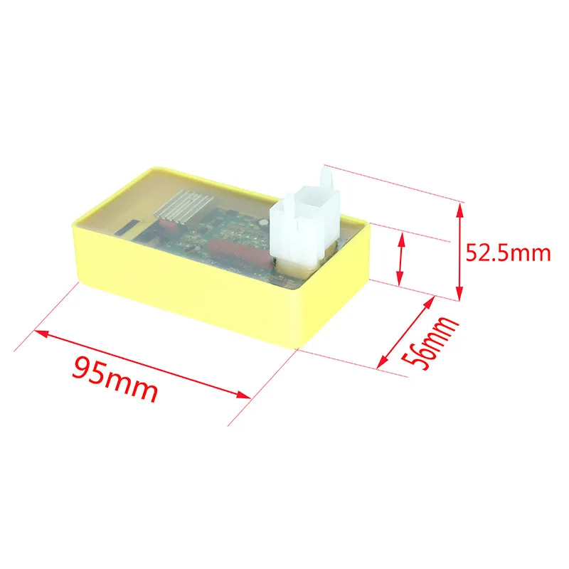 6 pin AC мотоцикл зажигания CDI GY6 скутер гоночный ящик для изменения 150cc-250cc двигатель воспламенитель