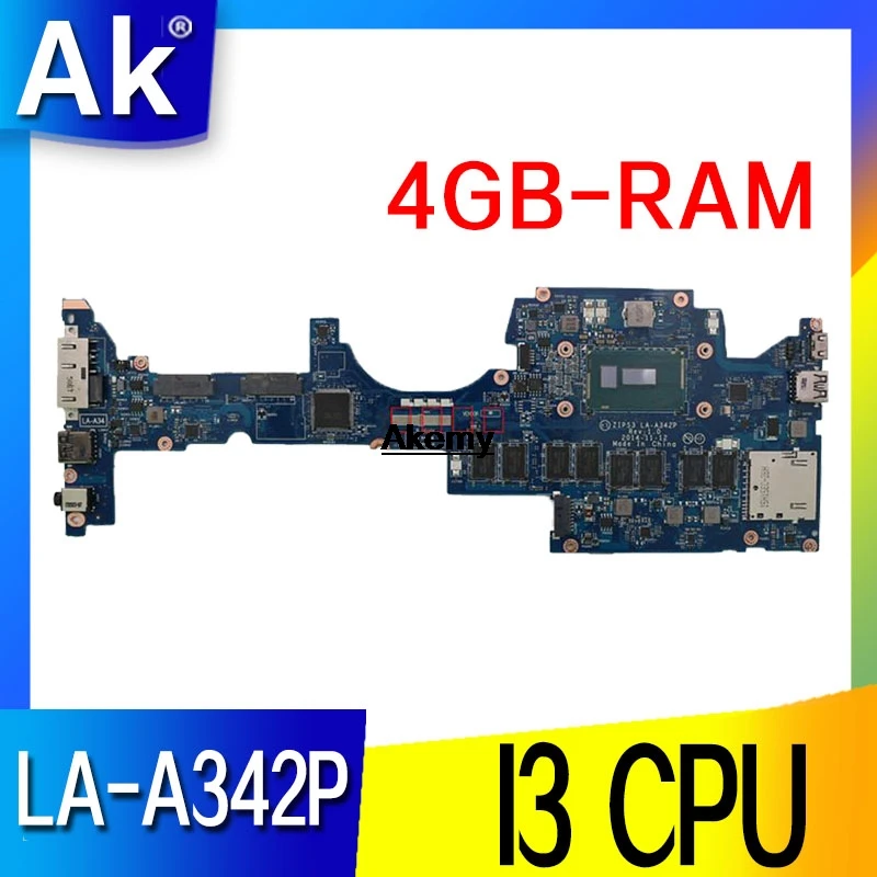 ZIPS3 LA-A342P материнская плата для ноутбука lenovo YOGA 12 S1 тест оригинальная материнская плата 4G-RAM I3-5005U