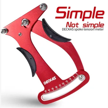 

DECKAS Bicycle Spoke Tensiometer Steel Wire Tension Wheel Set Rim Correction Tensiometer Adjustment Tool Non-deformable Durable