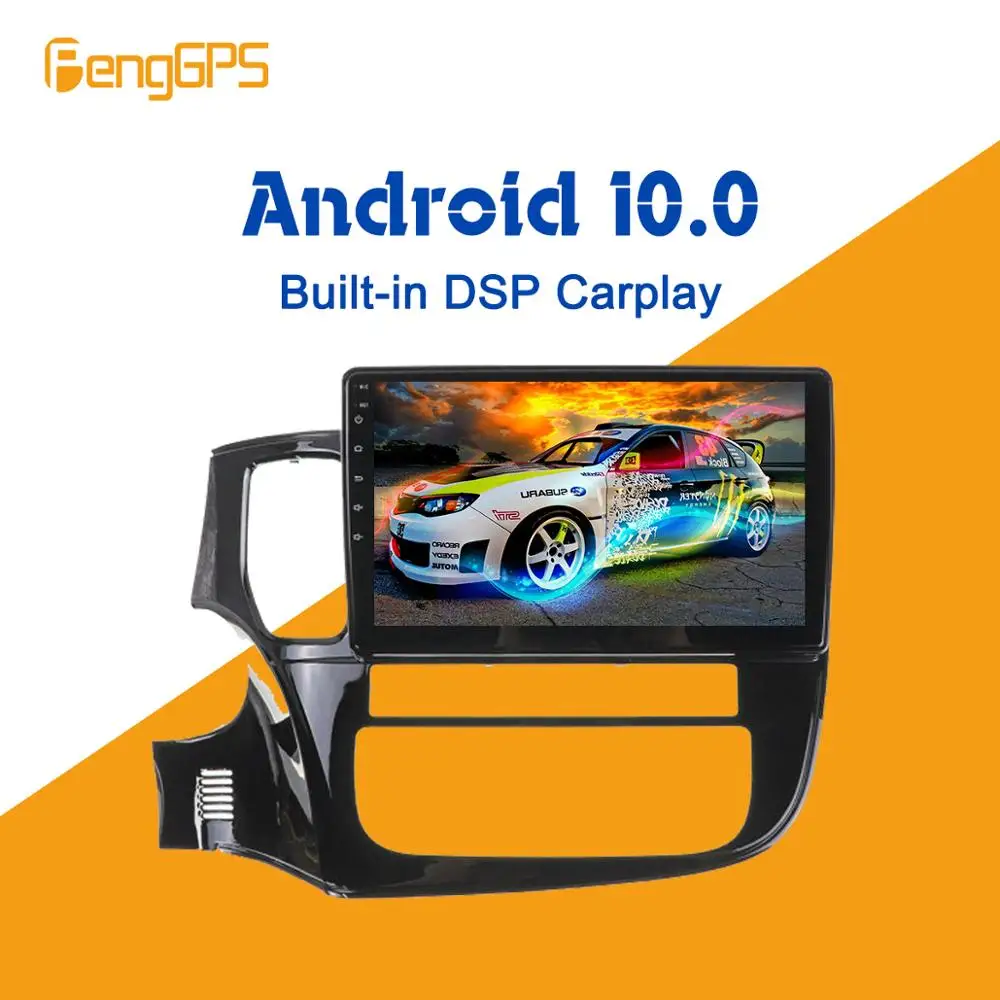 Android 10,0 px5 DSP Carplay Автомобильный мультимедийный ips экран без dvd-плеера радио для Mitsubishi Outlander 2013- gps навигация