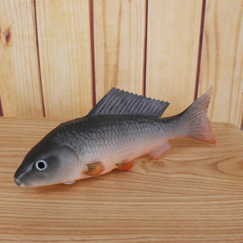 Y015-1 Simulation Fake Fish Pet Cat Toy Children Gift Kindergarten Enlightenment Education Fish Props Model - Цвет: Y015-1