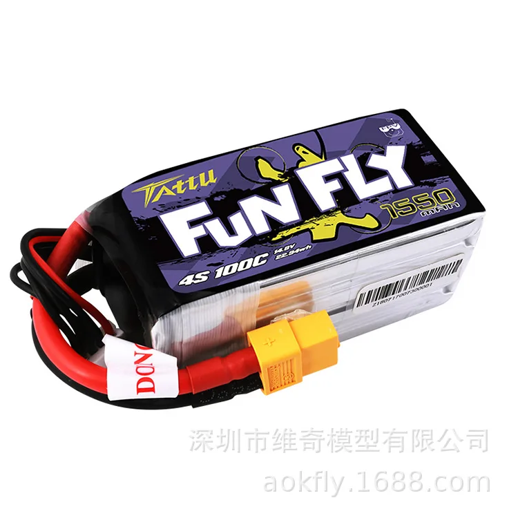 Grignard funfly 4S 1550 MAh 14,8 V 1P 100cfp V литиевая батарея распродажа