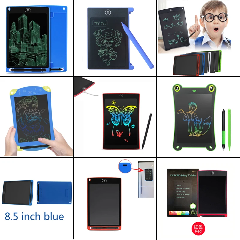 

Drawing Toys 4.4 /8.5 /9.5/12 inch lcd Writing E-writer board Ultra-thin Tablets Portable Children smart Early Educational Kids