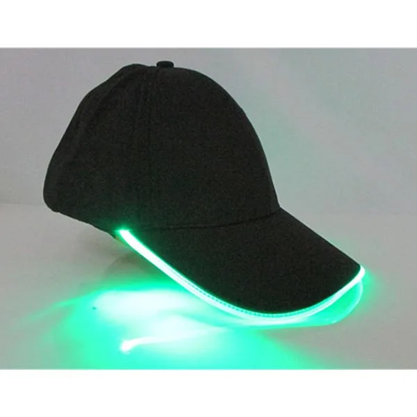 Unisex LED Lighted Hat Baseball Hip-hop Club Party Cap Hunting Camping Running