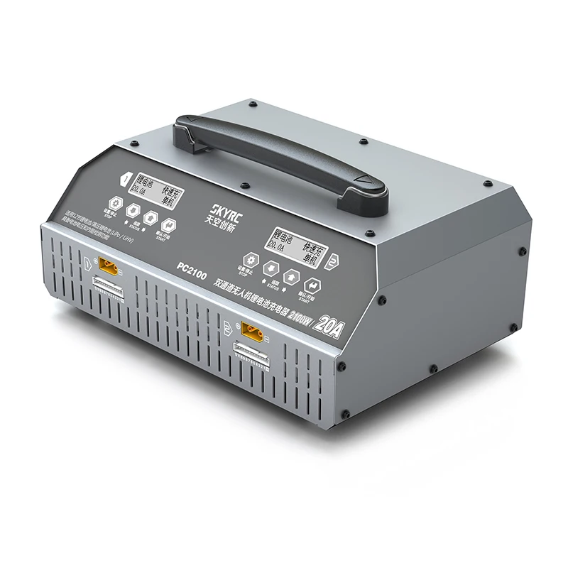 SKYRC-зарядное устройство Lipo 12S с двойным каналом 2100 Вт/20 А для дрона аккумуляторная