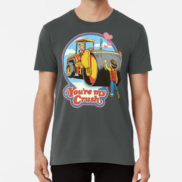 You Re My Crush T Shirt Humor Romantic Valentine Valentines Day Love Romance 80s Vintage Retro Heart T Shirts Aliexpress