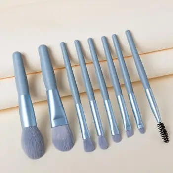 

8PC/Set Wooden Makeup Brushes Multipurpose Foundation Blush Brushes Eyeshadow Concealer Brushes Face Makeup Brush Cosmetics