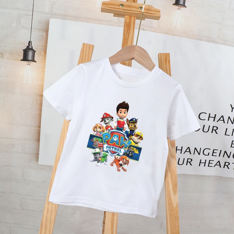 Kids T-Shirts Boys Girls Children Clothes New Summer Animal Print Cartoon Dog Graphic Baby Tees Tops for T Shirts |