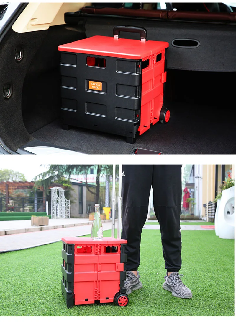 Автомобильный складной ящик для хранения багажник пластиковый многофункциональный ящик для хранения Контейнер отделка Чехол багажник грузовика