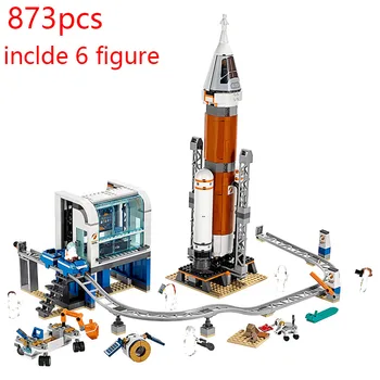 

New City Space Series Rocket Control Center Building Block Bricks Toys For Children Gift Toy