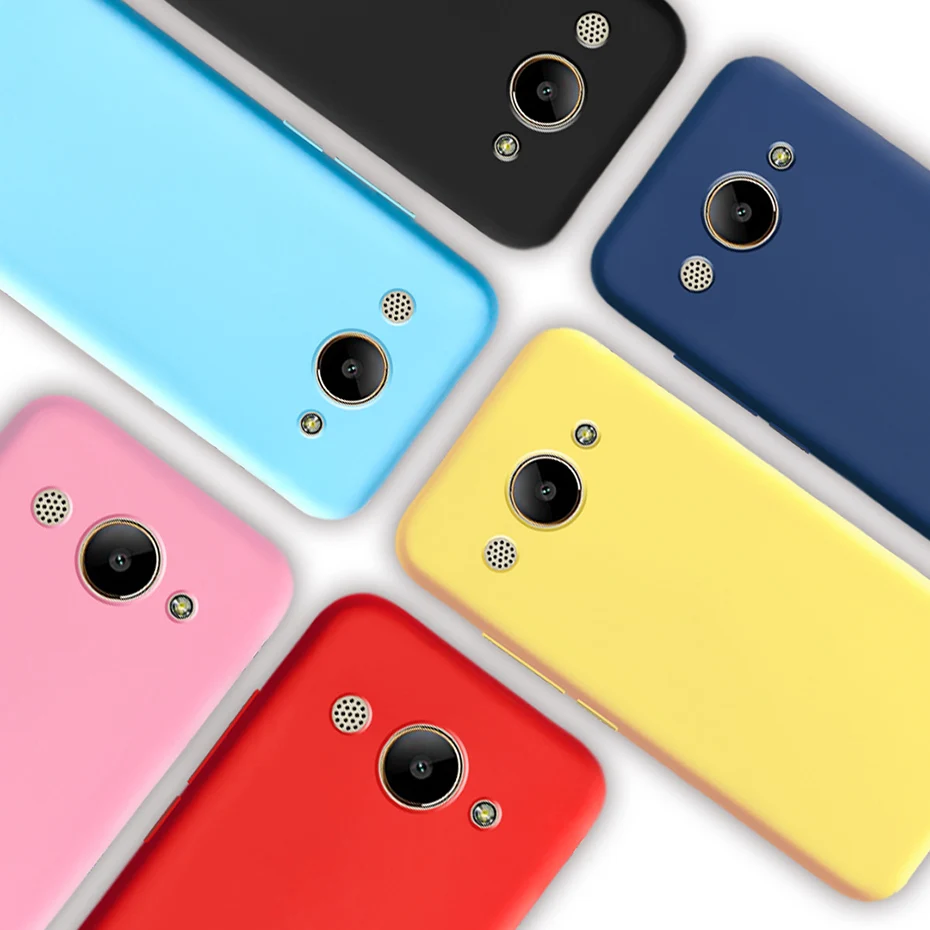 

For Huawei Y3 2017 Case Soft Silicone Back Cover Phone Case for Huawei Y3 2018 / Y5 Lite 2017 Case CRO-U00 CRO-L22 L02 L03 Cover