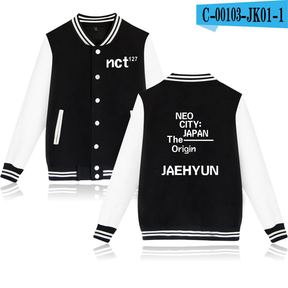 NCT 127 бейсбольная куртка, куртка-бомбер для женщин/мужчин, эксклюзивная зимняя куртка в стиле хип-хоп, женская одежда для фанатов в стиле хип-хоп, XXS-4XL - Цвет: 9