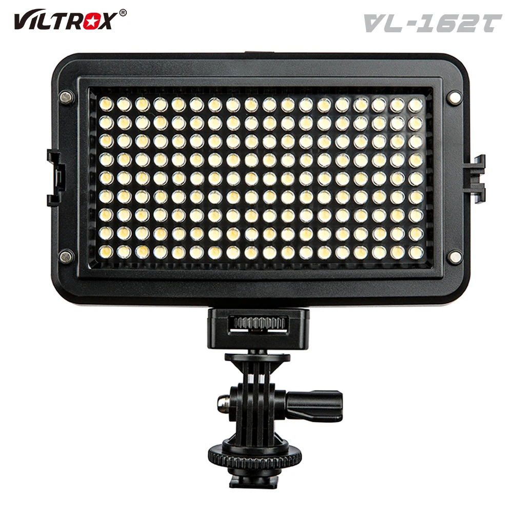 

Viltrox VL-162T Light LCD Panel 3300K-5600K Bi-Color Dimmable Camera LED Video for Canon Nikon Sony DSLR photography Camcorder