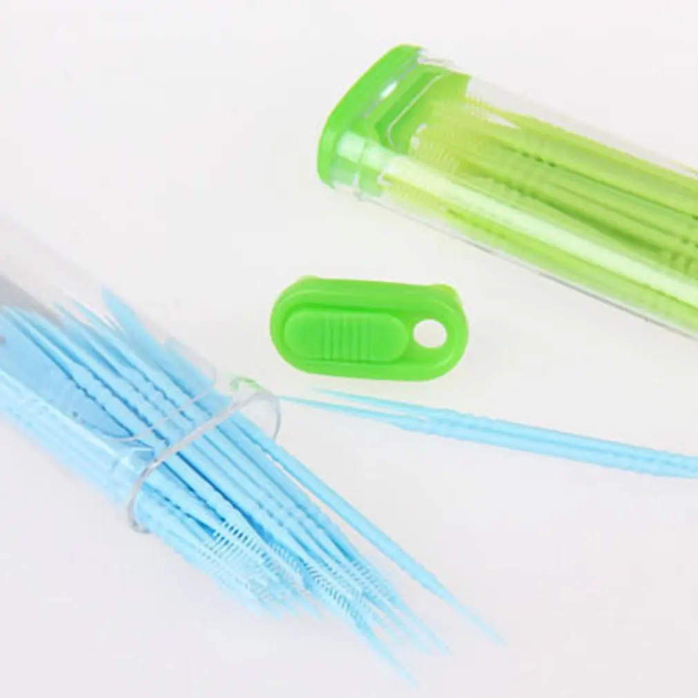 Toothpicks With Mirrors 30 Sticks Portable Mini Tooth Sticks Oral Cleaning Disposable Creative Travel Toothpicks