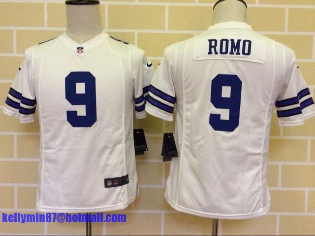 Черный Stitiched, Dallas s, Tony Romo, Emmitt Smith, Cole besley, Sean Lee, Jason Witten, Ezekiel Elliott, для молодежи, детский трикотаж - Цвет: Черный