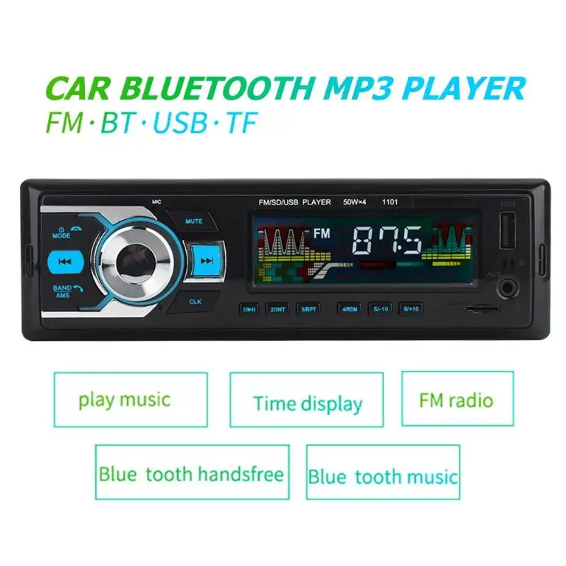 1 Din В-Dash авто радио OLED экран Bluetooth автомобильный стерео аудио mp3-плеер fm-радио 1din Авторадио