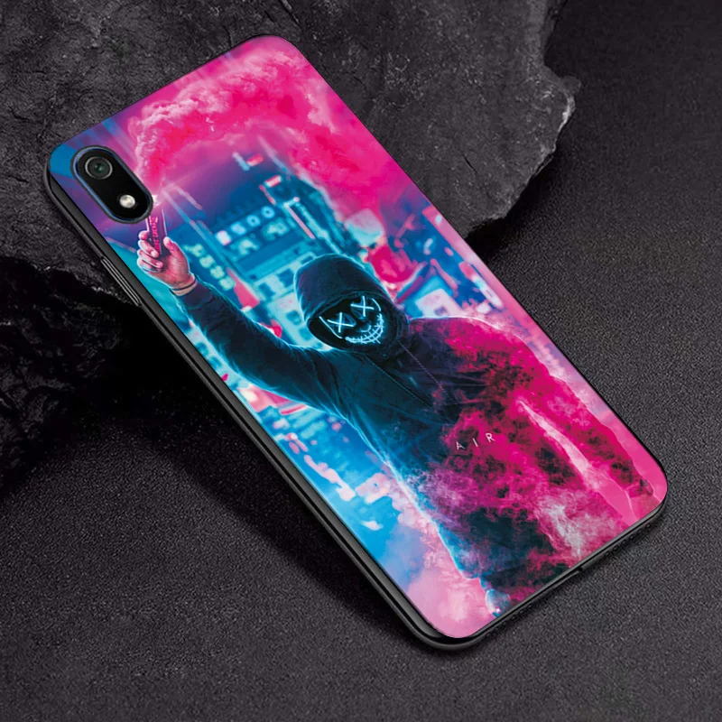 TPUBLK650 Силиконовый чехол с изображением Человека-паука для Xiaomi Redmi 7A 5. 45 '', черный чехол из ТПУ для Redmi 6 6A 7 7A 8 8A, задняя крышка для Xiaomi Redmi 7A - Цвет: TPUBLK650