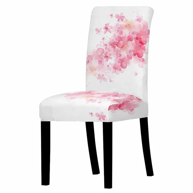 Universal Chair Covers Printed Elastic Stretch Universal Chair Cover Slipcovers For Dining Room Wedding Banquet Hotel YT068-24