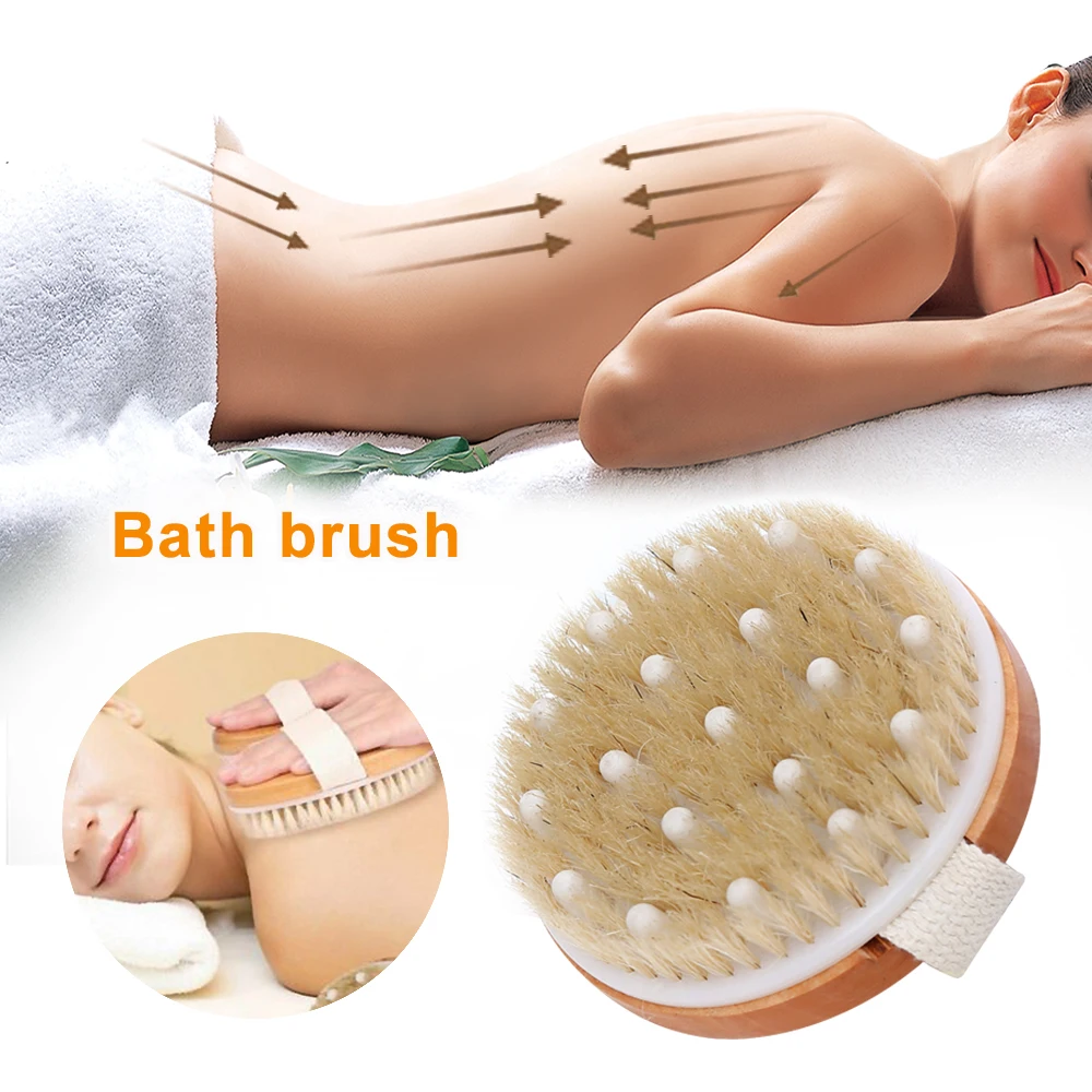 

Щетинная щетка для тела CELLULITE SHOWER, сухая кожа отшелушивающий скраб