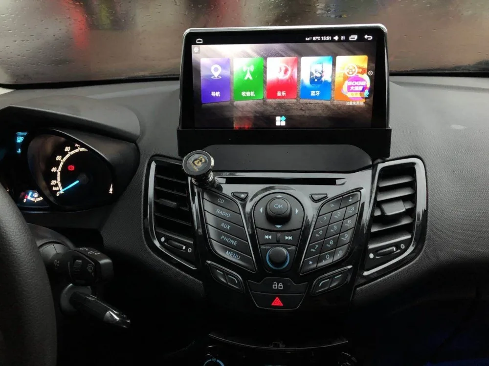 Per Ford Fiesta Mk7 2008 2009 2010- 2016 Android 11.0 Autoradio Ricevitore Stereo Autoradio Lettore Multimediale Gps Navi Unità Principale
