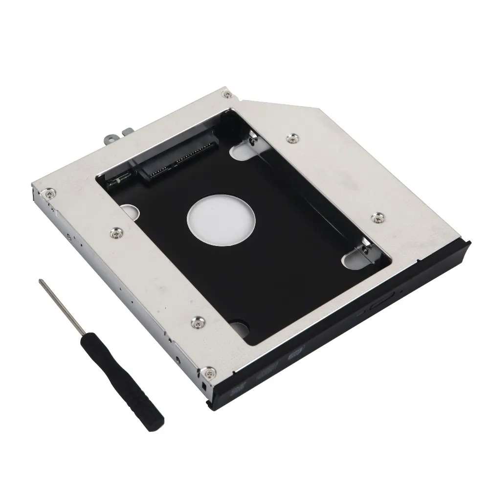 С ободком передняя крышка+ кронштейн 2nd SATA 3,0 2," жесткий диск HDD SSD картридж для оптического диска Рамка-лоток для hp Probook 4320s 4321s 4420s