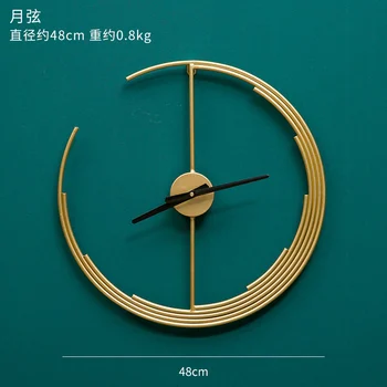 

Creative Large Silent Wall Clock Modern Design Living Room Classic Kitchen Nordic Silent Reloj De Pared Home Decoration BA60WC