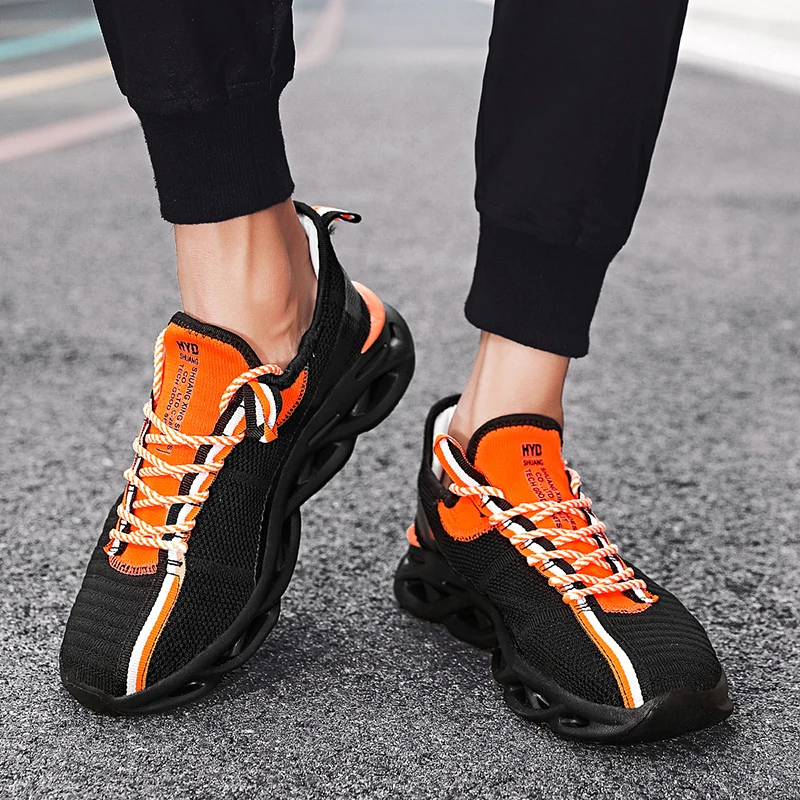 SMS 2020 New Men Sneakers Breathable Comfortable Running Shoes Casual High Quality Wear-resistant Shoes Fashion Mesh Sneakers