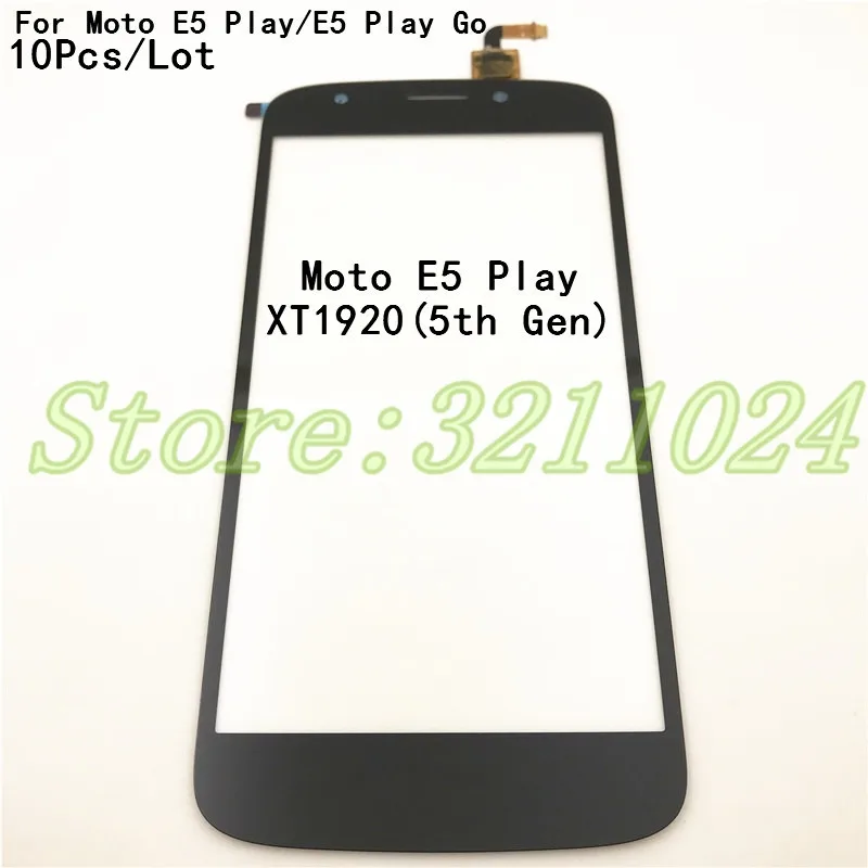 10 шт. для Motorola Moto E5 Play сенсорный экран дигитайзер для Motorola Moto E5 Play Go Сенсорная панель Сенсорный экран сенсор переднее стекло