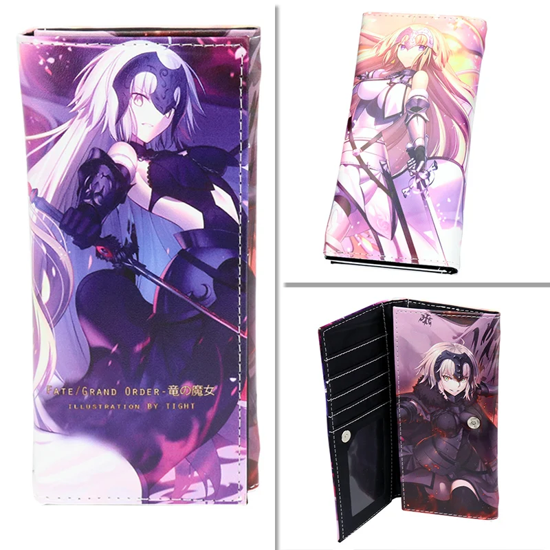 

Anime Wallet Game Related Products FGO Fate Command Spell My King SABER Zhen Dewei Palace Long Short Men's Second Element