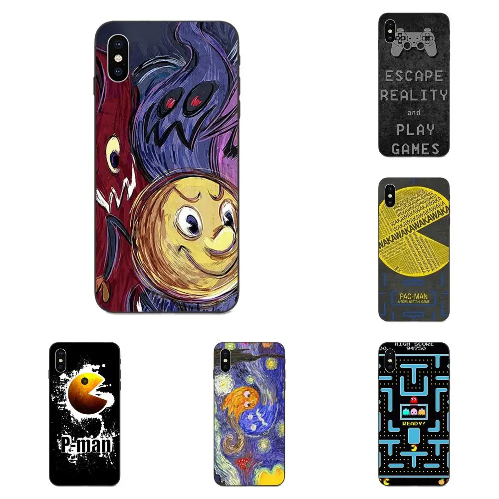 

For Xiaomi Redmi Note 3 3S 4 4A 4X 5 5A 6 6A 7 7A K20 Plus Pro S2 Y2 Y3 Soft TPU Art Print Game Arcade Pac-man Pacman