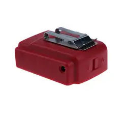 Адаптер для литиевой батареи Milwaukee 49-24-2371 18VM18 с зажимом для ремня 2A USB и 3A DC