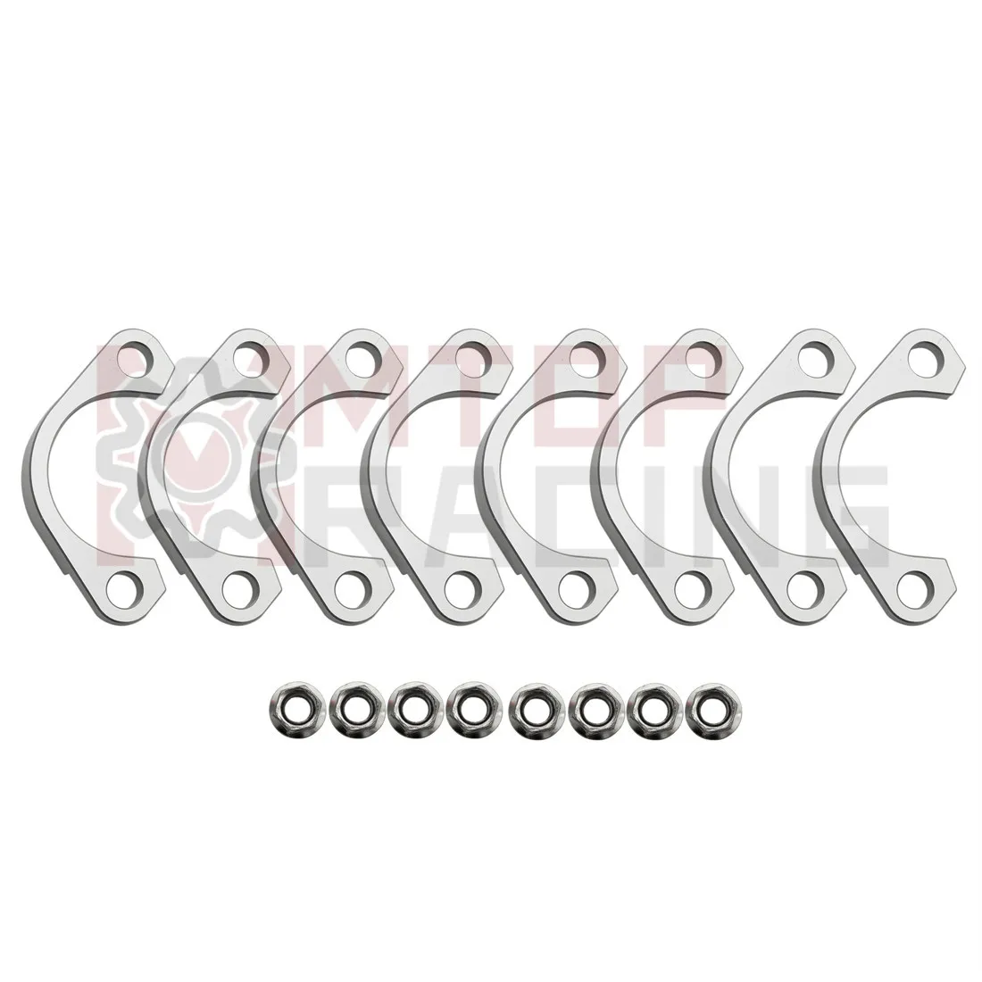 Серебряный Выпускной фланец для Kawasaki GPZ1000(1986-1988) GPZ900R(1993-2002) ZX1100 GPZ1100(1986-2001) ZX1200 ZZR1200(2002-2005