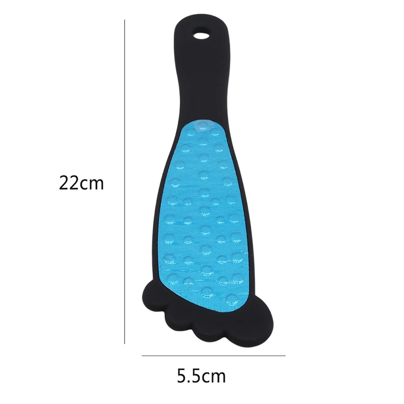 New Foot Cuticle Pusher Foot Scraper Pedicure Rasp Tools Long Handle Foot Care Tool Portable Cuticle Tools 1pc