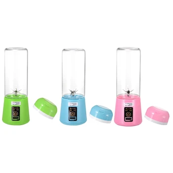 

420Ml-600mL Portable Juice Blender Usb Juicer Cup Multi-Function Fruit Mixer 4 Blade Mixing Machine Smoothies Baby Food