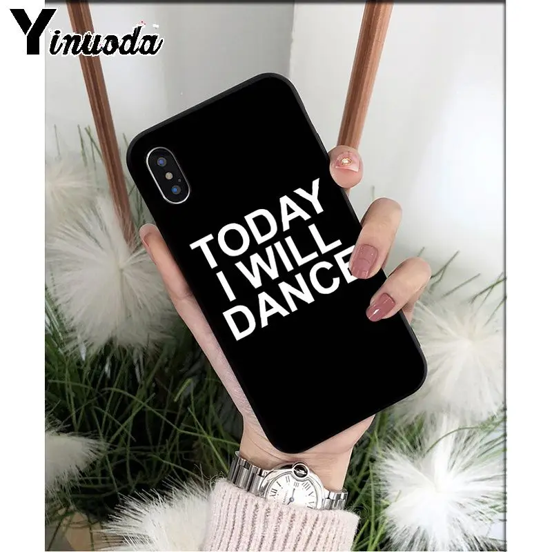 Yinuoda I Love Dance TPU Мягкий силиконовый чехол для телефона Apple iPhone 8 7 6 6S Plus X XS MAX 5 5S SE XR 11 11pro максимальный чехол