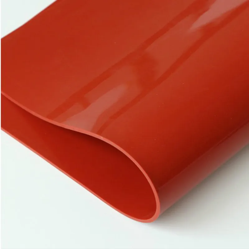 Silicone Rubber Sheet 500x500mm 1mm Silicone Sheeting for Vacuum Press Oven  Heat Resistant Silicone Matt Red Translucent Black - AliExpress