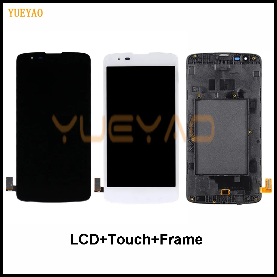 ЖК-экран для LG K8 LTE K350 K350N K350E K350DS ЖК-дисплей кодирующий преобразователь сенсорного