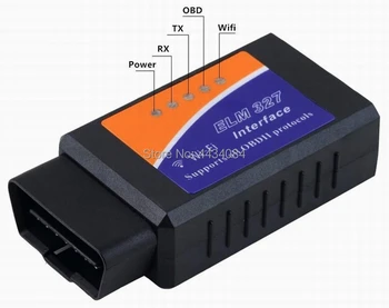 

Ouchuangbo WIFI and Bluetooth ELM327 OBD2 auto scanner adapter scan tool for smartphone