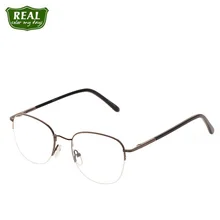 Модные женские очки в твердой большой оправе, металлическая оправа для близоруких очков, оптические очки, очки по рецепту, очки-половинки в оправе, фирменный дизайн
