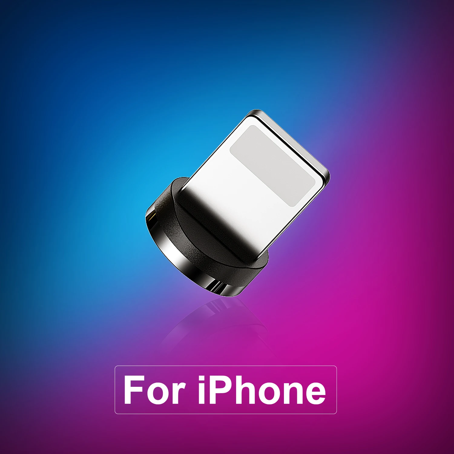 For iphone plug Магнитный Micro USB кабель для iPhone, samsung, Android, для быстрой зарядки мобильных телефонов, кабель usb type-C, магнитный шнур для зарядного устройства - Цвет: For iphone plug