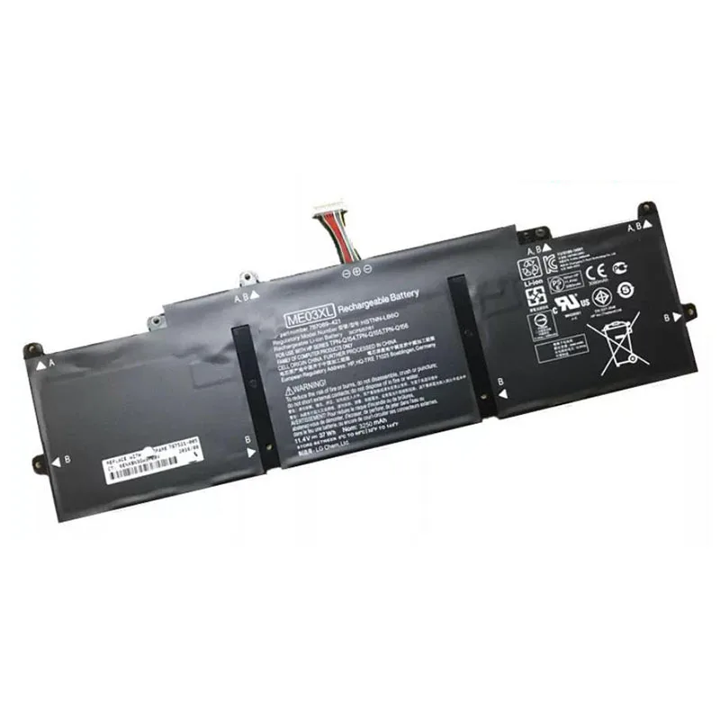 GZSM Аккумулятор для ноутбука ME03XL для hp 11 13 TPN-Q154 Q155 Q156 Аккумулятор для ноутбука 787521-005 787089-541 HSTNN-UB6M зарядное устройство для ноутбука