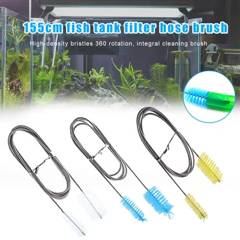 

Tube Hose Spring Cleaning Brush for Aquarium Water Filter Pump Pipe Flexible Double Ended Wash Tool 155cm @LS