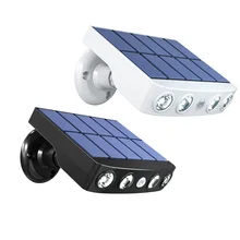 

brand new Solar Wall Light Outdoor LED Street Lamps PIR Motion Sensor Waterproof Pathway Spotlight for Patio Yard Garden Solar