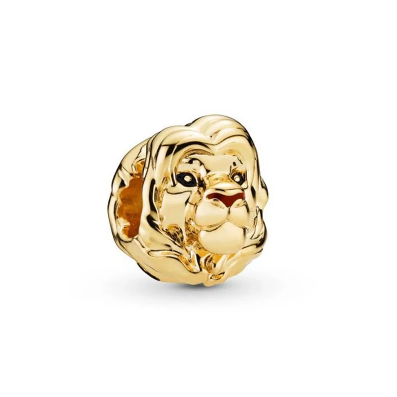 05 BBee 925 Серебряный Король Лев Simba и Nana бисер основа Подвески Браслет Diy аксессуары для браслетов Pandora женские ювелирные изделия - Цвет: 05