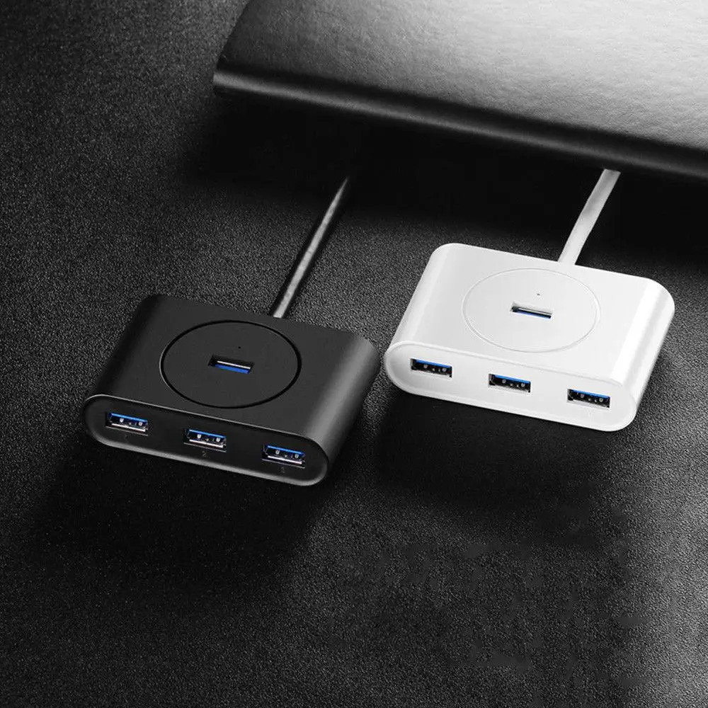 4 порта USB 3,0 концентратор разветвитель для Macbook ноутбука ПК компьютера HDD